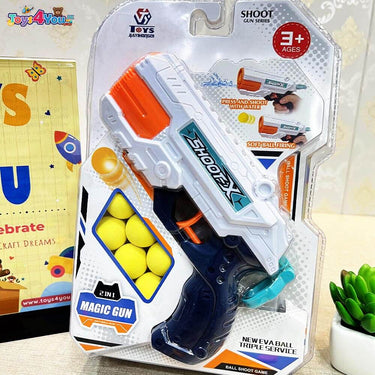 2 IN 1 SHOOTER & WATER GUN WITH SOFT BALLS